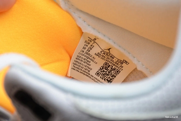 Reps TBkick RETRO JORDAN 3 ORANGE AIR (W) CK9246-108 LASER 0815